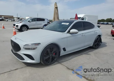 2022 Genesis G70 Base из США, поврежденный, VIN KMTG54TE7NU085709